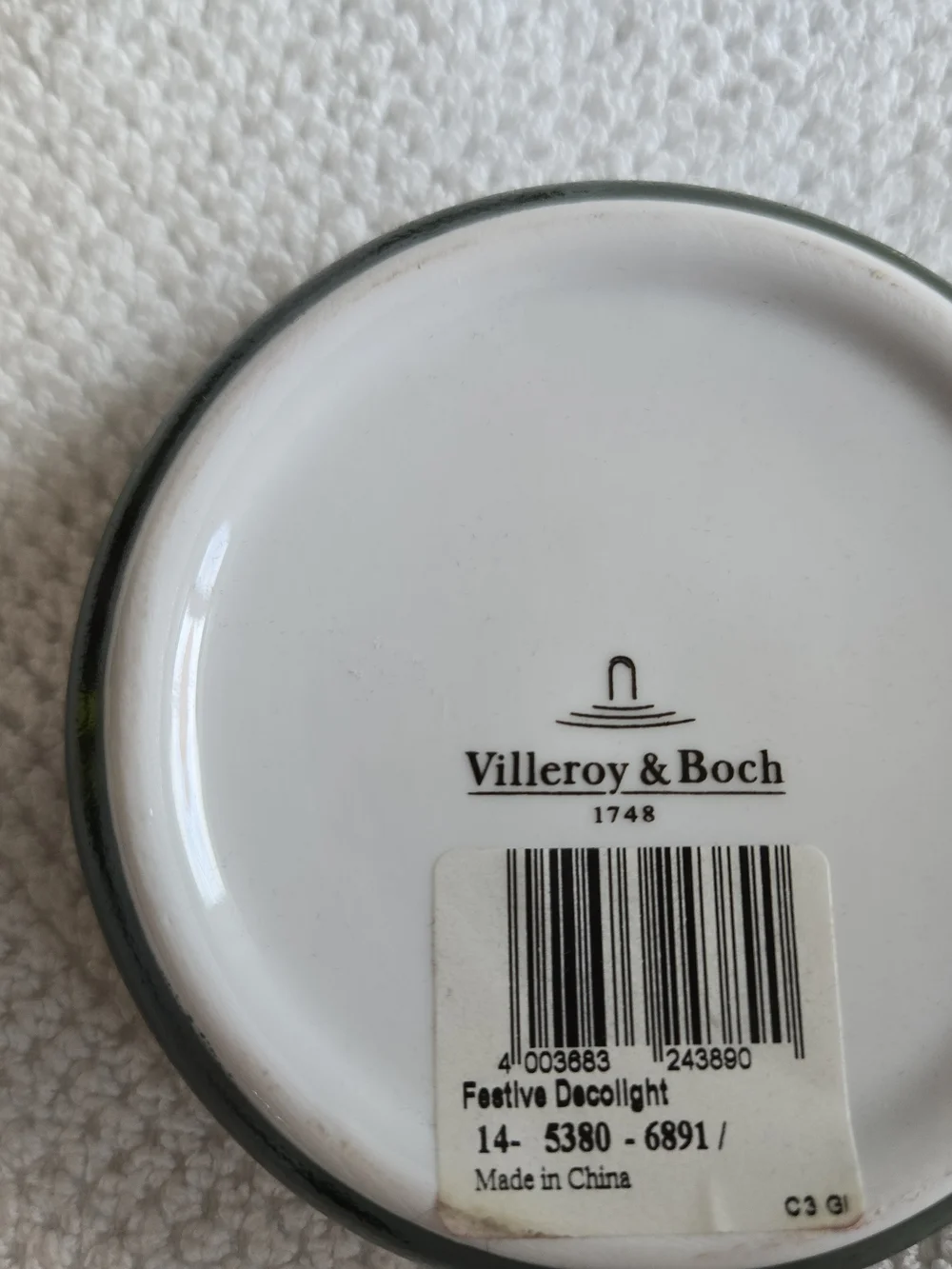 Villeroy & Boch porcelain snowman